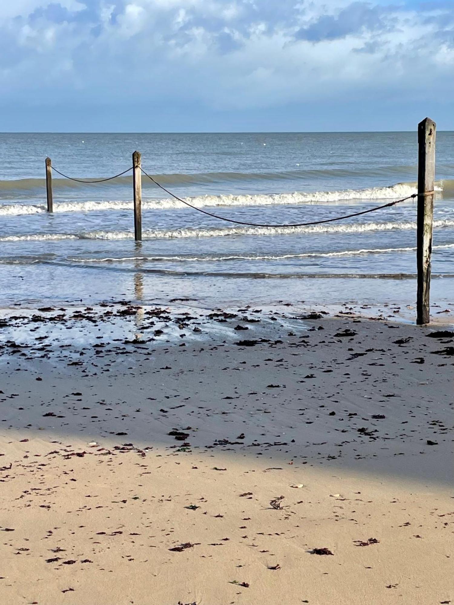 Saint-Aubin-Sur-Mer: Bel appartement traversant Exterior foto